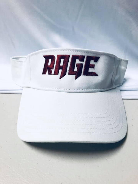 NORTH FLORIDA RAGE WHITE VISOR 1 COLOR