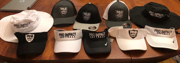 PRO IMPACT BLACK VISOR W/ WHITE SHIELD AND NUMBER