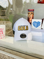 GAINESVILLE GOLD NEW ERA 1020 FITTED STRETCH HAT EMBROIDERED