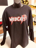 WILDCAT TOUCHDOWN CLUB TEE ADULT UNISEX LONG SLEEVE COTTON