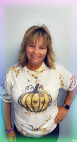 SUNFLOWER PUMPKIN  SUBLIMATED GRAPHIC TEE