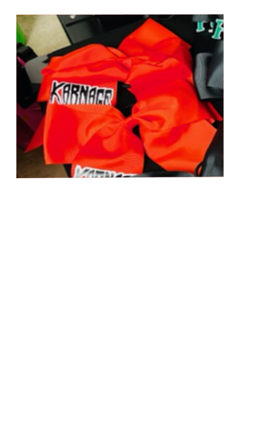 KARNAGE HAIR BOW RED