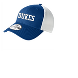 LADY DUKES MENS MESH FITTED HAT EMBROIDERED ROYAL/WHITE