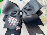 MAYHEM SOFTBALL BLACK BOWS