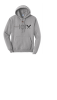 MIDDLEBURG SOFTBALL 2022 UNISEX HOODIE 50/50 HORSESHOE CROSS BATS