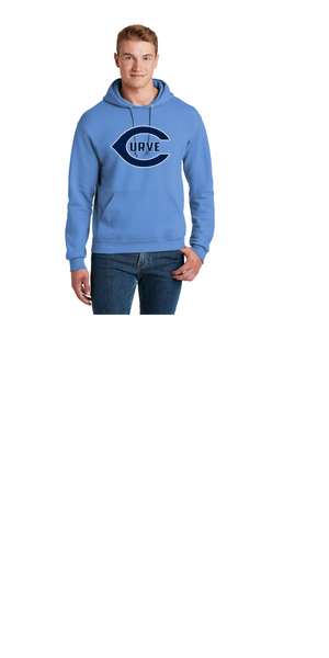 NORTH FLORIDA CURVE COLUMBIA BLUE UNISEX HOODIES