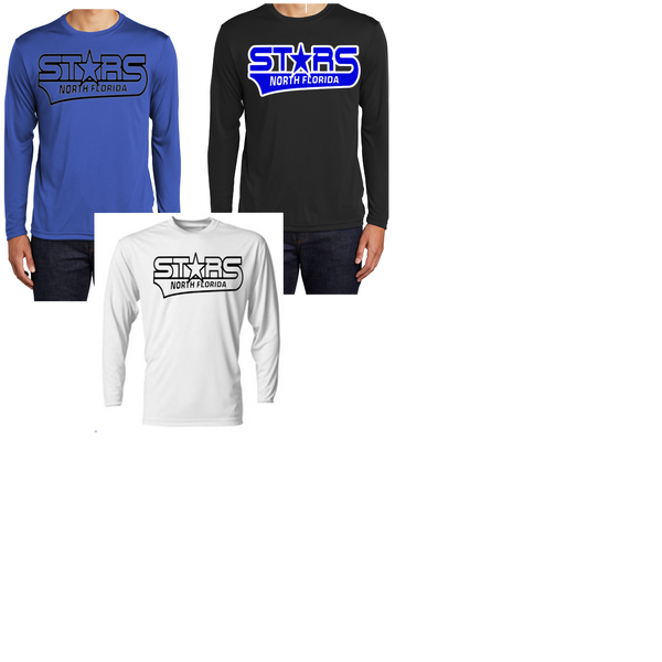 NORTH FLORIDA STARS LONG SLEEVE DRI FIT TEE