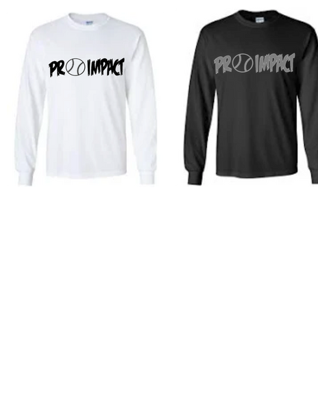 PRO IMPACT COTTON LS TEE ORG LOGO