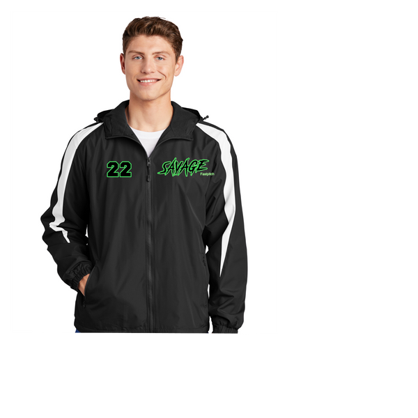 SAVAGE 12U EMBROIDERED HOODED FLEECE LINED JACKET