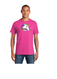 UNICORNS COTTON SHORT SLEEVE TEE ADULT AND YOUTH UNISEX FIT