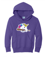 UNICORNS YOUTH PURPLE HOODIE PORT 50/50