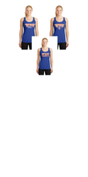 SUWANNEE RIVER ELITE ROYAL RACER BACK LADIES TANK