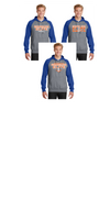 SUWANNEE RIVER ELITE RAGLAN HOODIE ROYAL. GREY ADULT